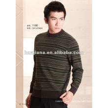 Anti-pilling men's 100% cashmere sweater